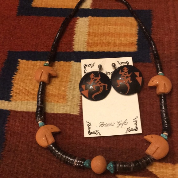 Nwot Necklace and earrings set - Picture 2 of 12